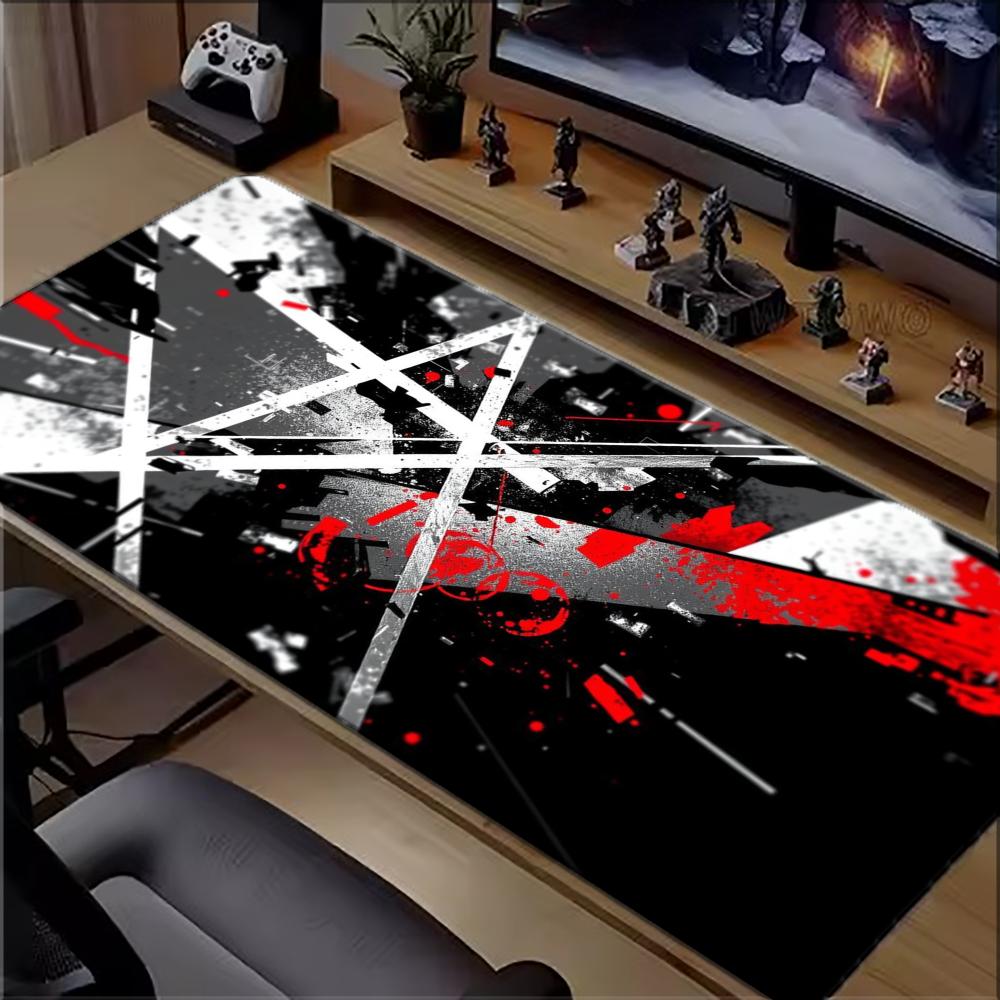Esports Gaming Industry - Red White Black Industrial Grunge Large