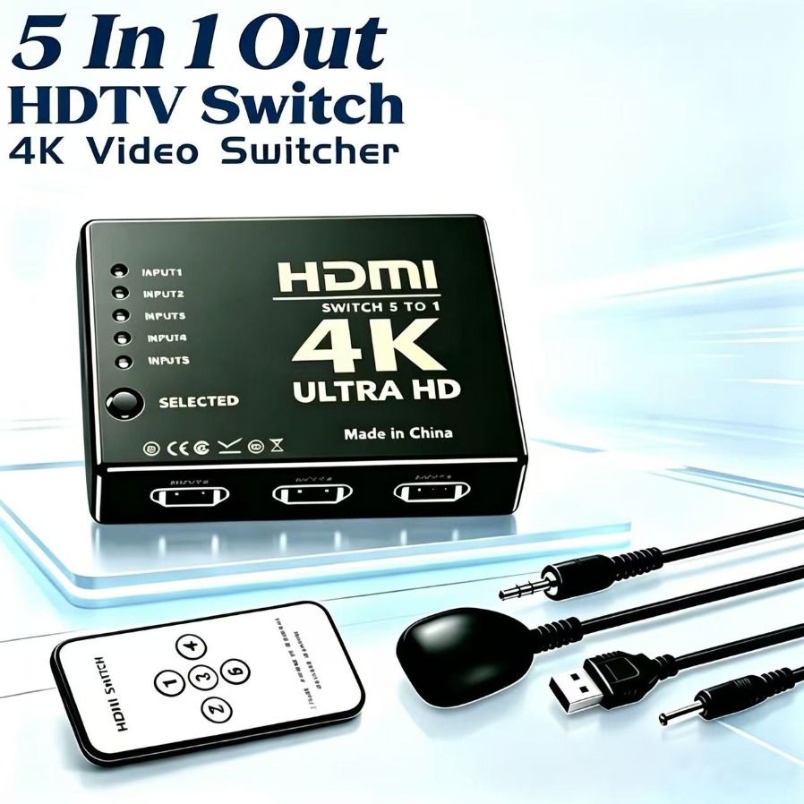 4K HDMI-compatible Switcher 5  - Esports Gaming Hub recension och pris