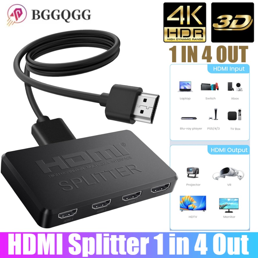 4K HDMI Splitter 1 in 4 Hub Ou - Esports Gaming Hub recension och pris