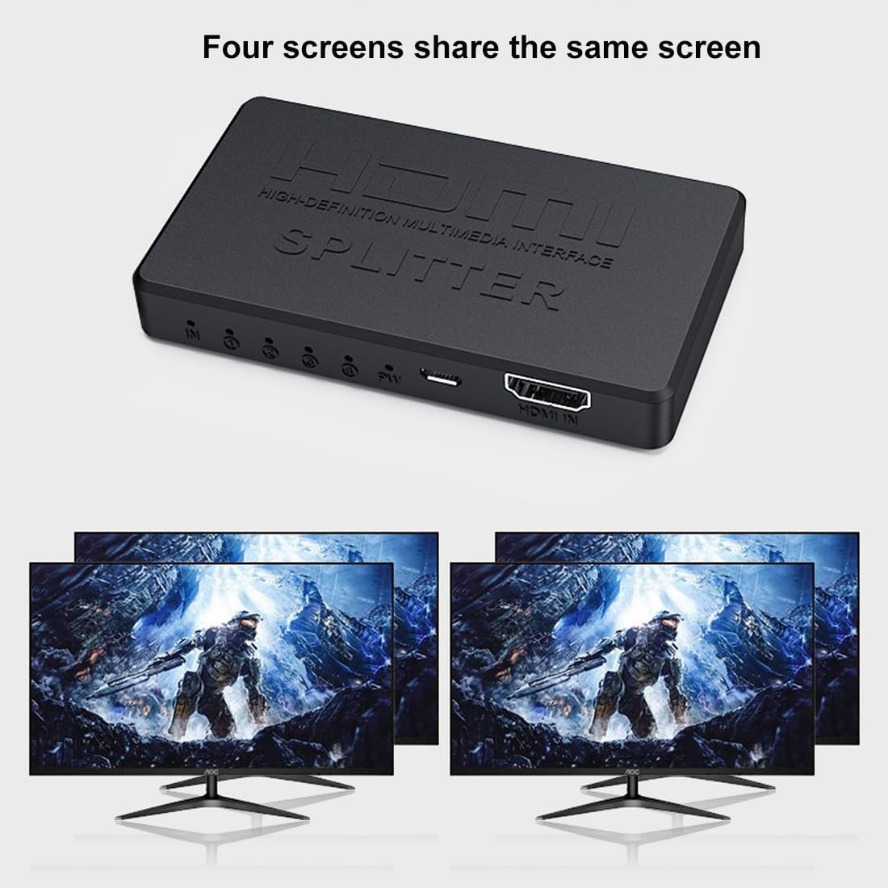4K HDMI Splitter 1 in 4 Hub Ou - Esports Gaming Hub recension och pris