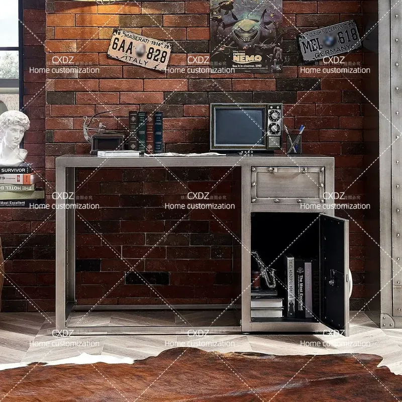 Industrial Style Computer Desk - Esports Gaming Industry recension och pris