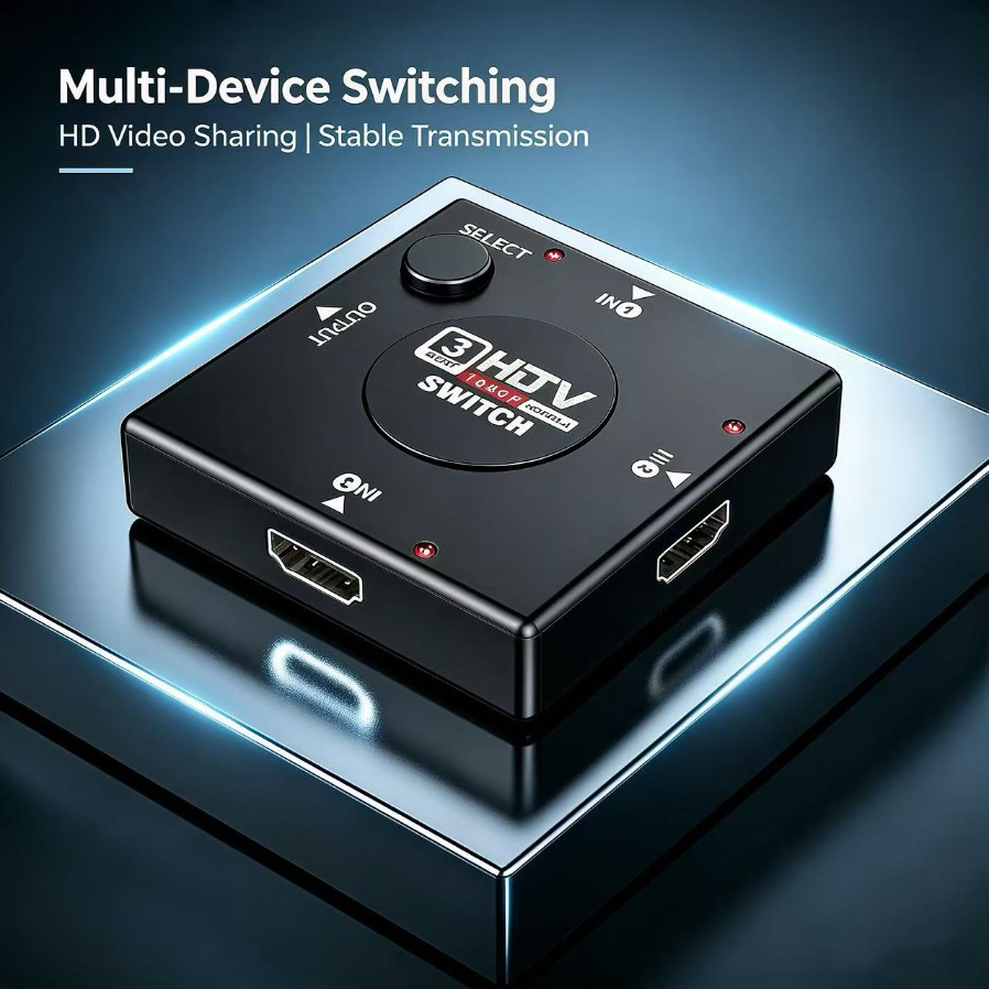 3x1 HDMI‑compatible Switcher 3 - Esports Gaming Hub recension och pris