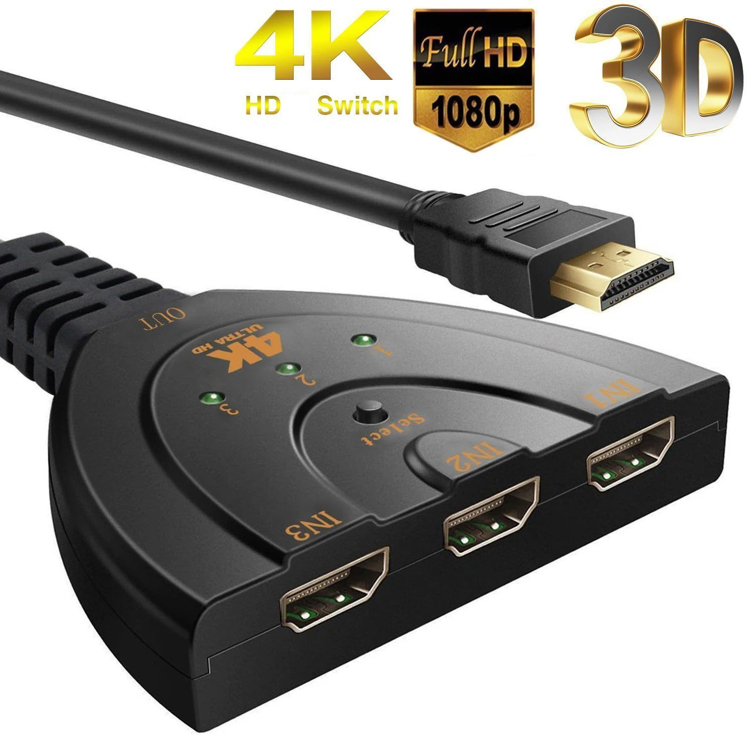 HDMI-compatible Switch 4K*2K 3 - Esports Gaming Hub recension och pris