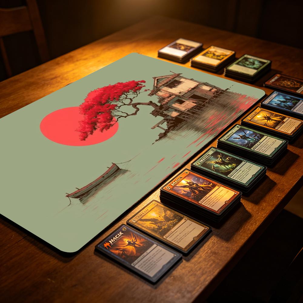 Ukiyo‑e Landscape TCG Playmat  - Esports Gaming House recension och pris